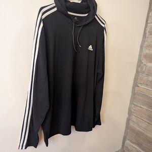 Adidas Black Hoodie Shirt for Men XL